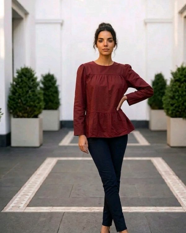 Blusa faldón