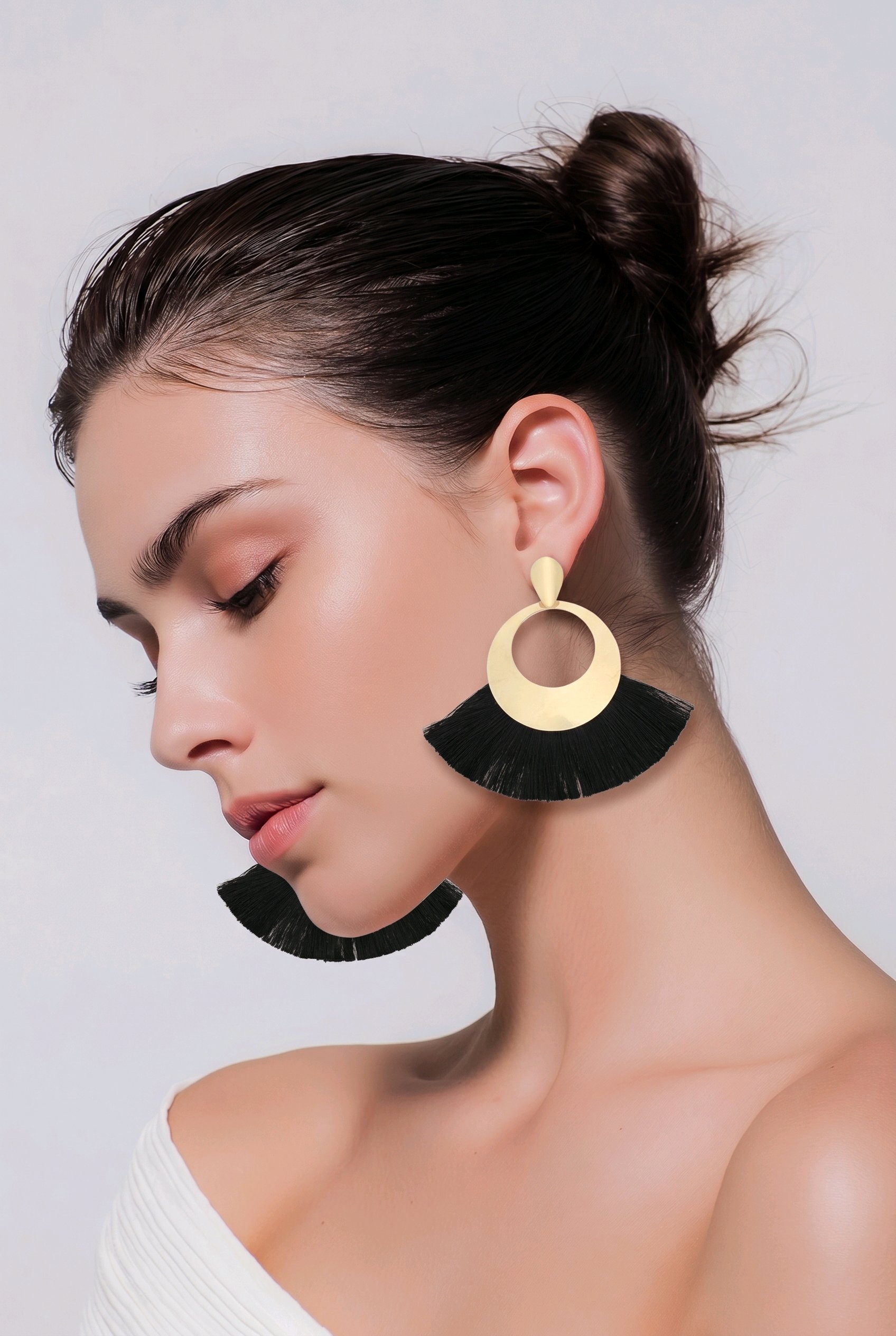Pendientes colgantes de borla, Maldivas