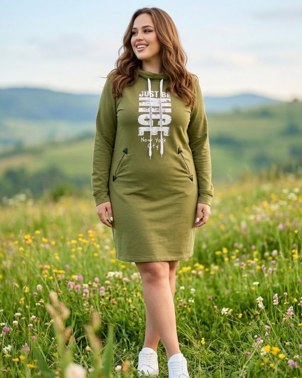 Vestido sudadera Just Be Nice