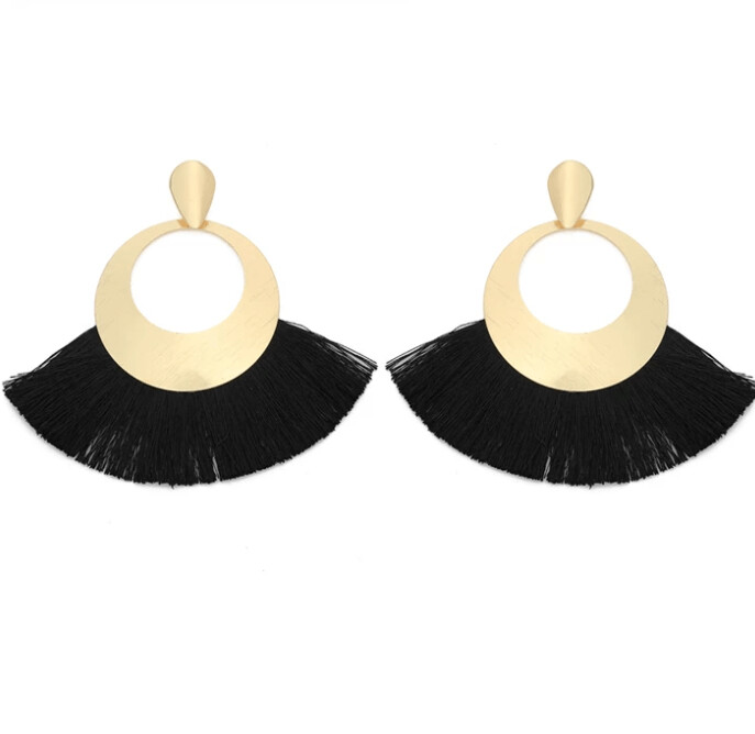 Pendientes colgantes de borla, Maldivas - Imagen 2