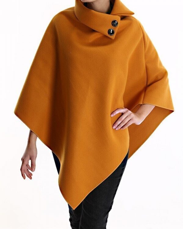 Poncho con botones