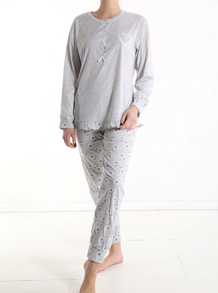 Pijama completo corazones - Imagen 5