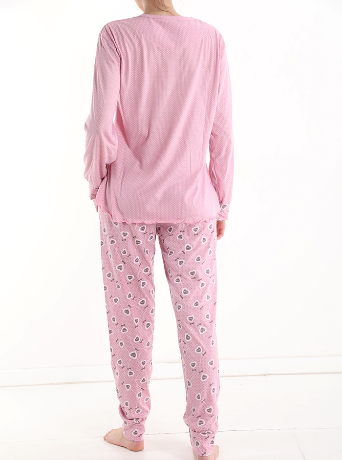 Pijama completo corazones - Imagen 4