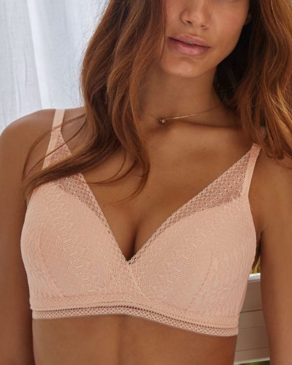 Sujetador bralette, sin aros con copa B de relleno
