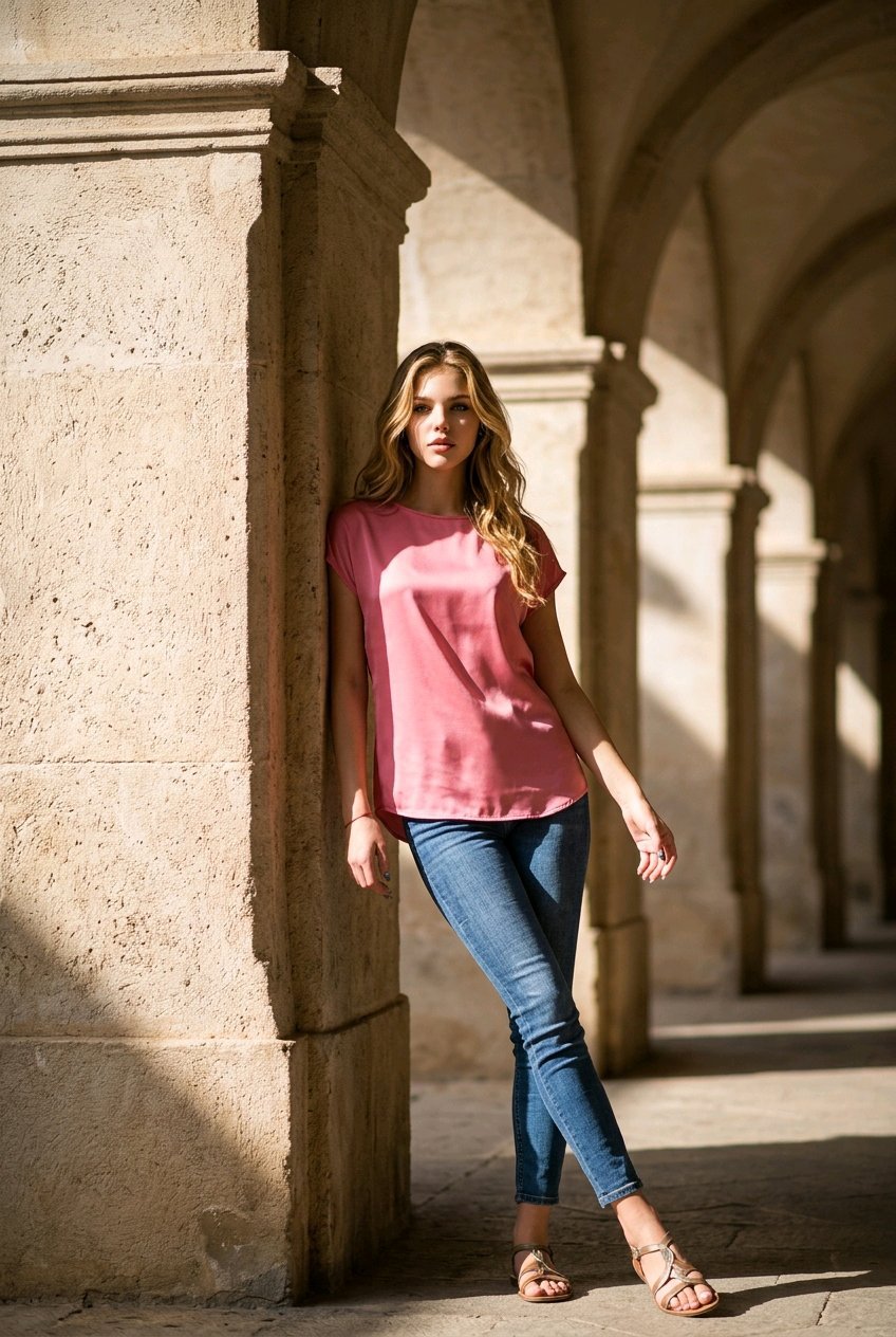 Blusa de satén - Imagen 5