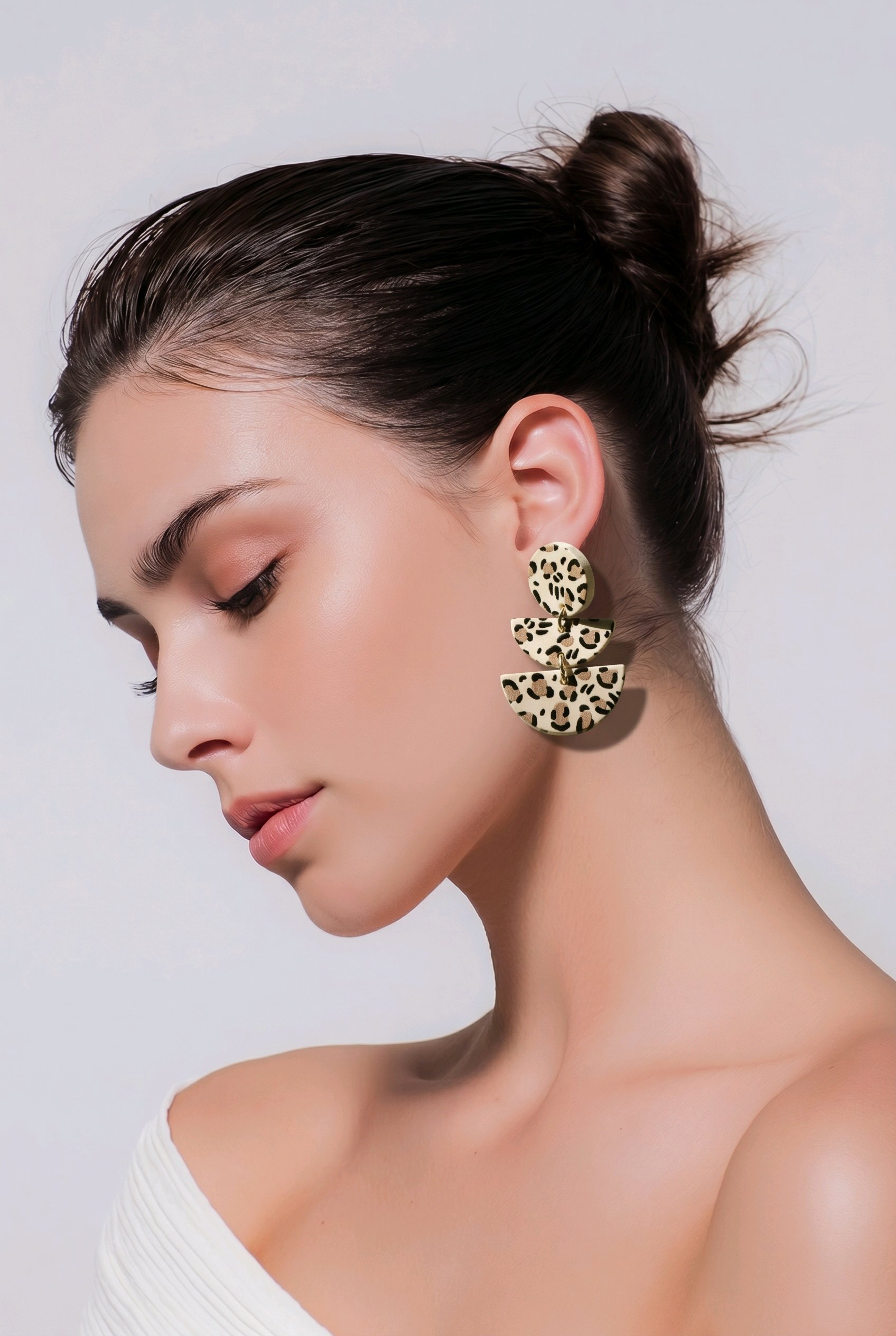 Pendientes geométricos diseño animal, Nature - Imagen 5