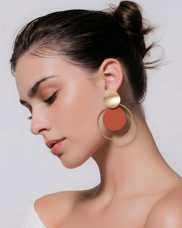 Pendientes geométricos diseño redondo, Arlet