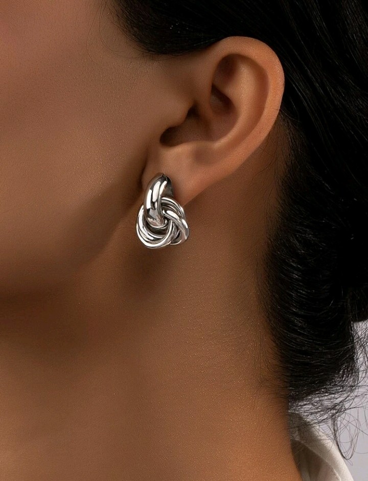 Pendientes diseño geométrico, Olga - Imagen 4
